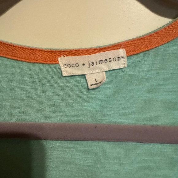 Coco + Jaimeson Mint Lace Detail Tank Top Size‎ Large - Picture 2 of 4